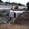 Bridge Construction at San Miguel Canyon Creek